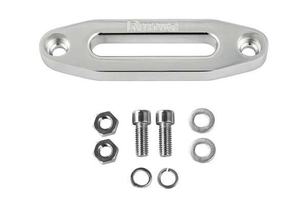 Клюз для лебедки алюминий ATV под синтетический трос (122 мм между отв.)