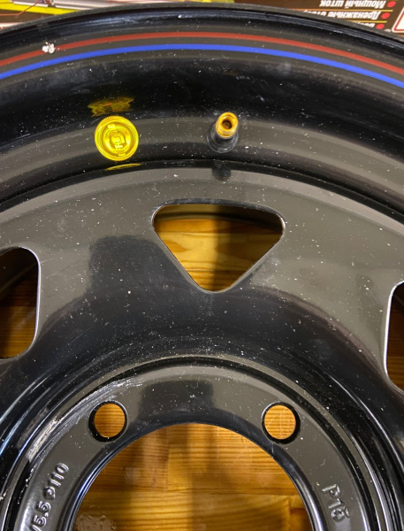 2 Диск усиленный УАЗ стальной черный 5x139,7 7xR16 d110 ET+15 (треуг. мелк.) (уценка)