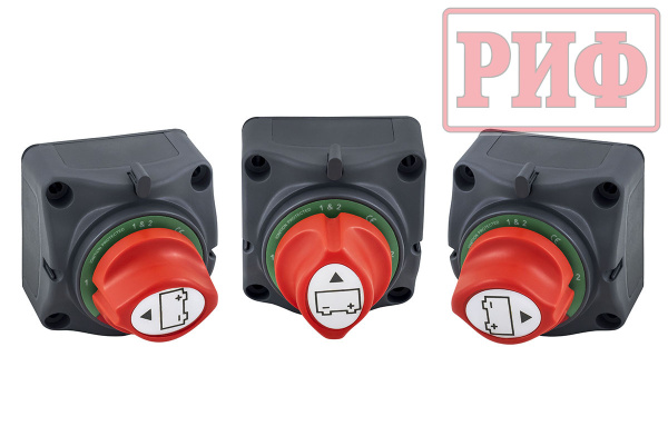 Коммутатор двух аккумуляторов РИФ 12-48В 275А