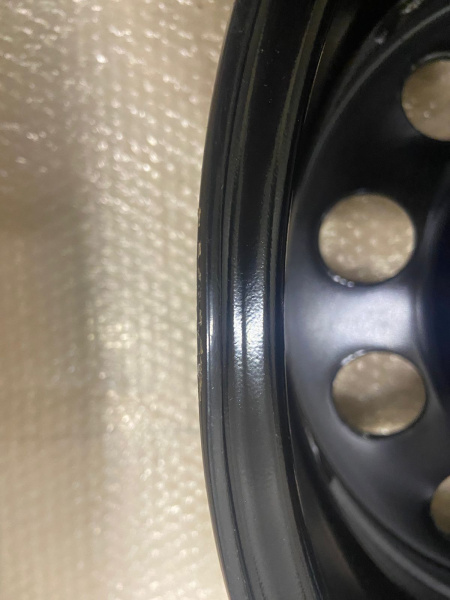 Диск усиленный Тойота Ниссан стальной черный 6x139,7 8xR17 d110 ET+15 (уценка)