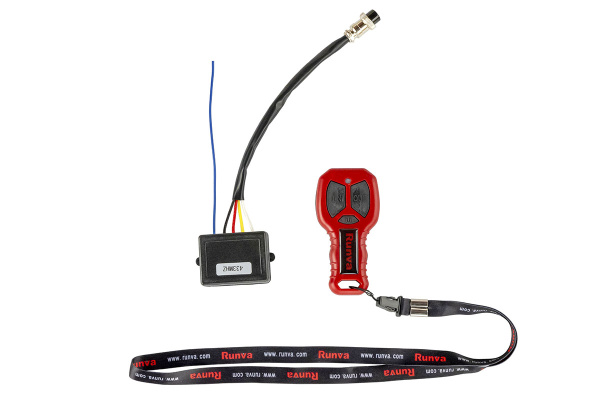 Лебёдка электрическая 12V Runva 2500A lbs 1140 кг (синтетический трос) Лебёдка электрическая 12V Runva 2500A lbs 1140 кг (синтетический трос)