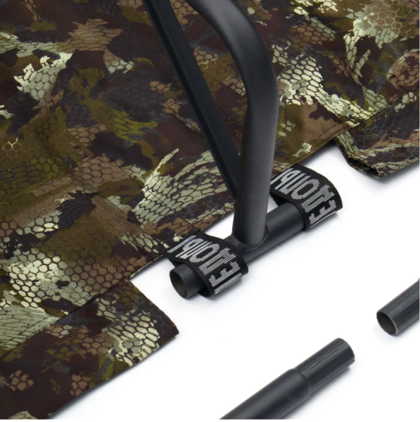 Раскладушка туристическая в чехле "Т.И.Ш.Ь 2", 1700х700х230 мм, макс. нагрузка 150 кг, КМФ