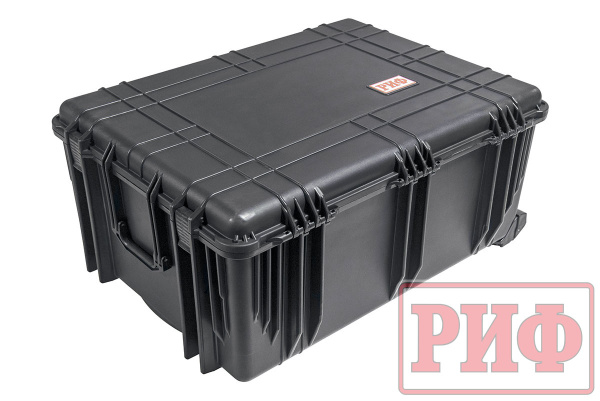 Кейс защитный ударопрочный РИФ 790х595х365 мм на колесах с телескопической ручкой IP55