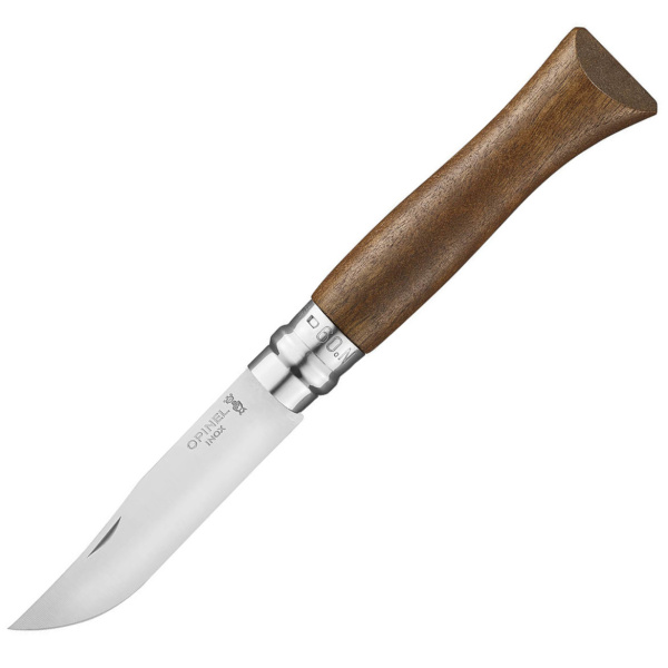 Нож Opinel №9, нержавеющая сталь, ореховая рукоять Нож Opinel №9, нержавеющая сталь, ореховая рукоять
