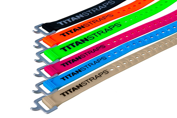 Ремень крепёжный TitanStraps Super Straps черный L = 64 см (Dmax = 18,4 см, Dmin = 4,5 см)