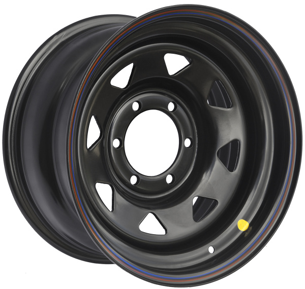 Диск Тойота Ниссан стальной черный 6x139,7 8xR16 ET0 (треуг. мелкий)