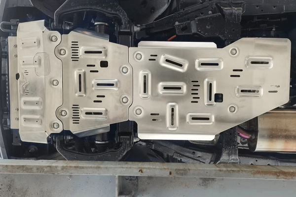 Защита Falcon радиатора, картера, РК, КПП для GWM TANK 400 (базовая версия), алюминий, 8 мм