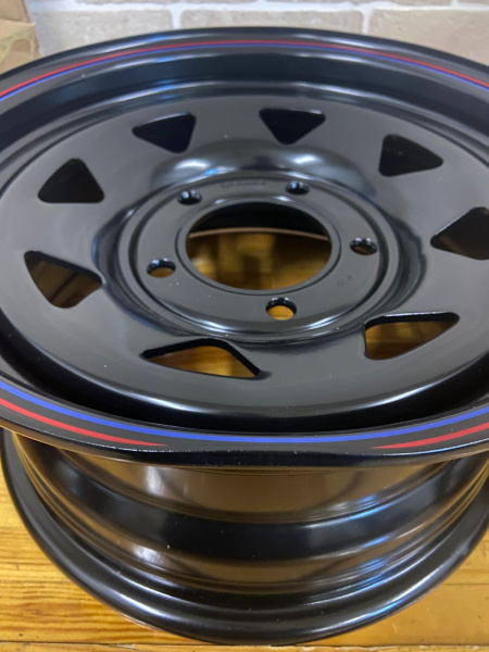 Диск усиленный ВАЗ НИВА стальной черный 5x139,7 7xR15 d98,5 ET+25 (треуг.) (уценка)