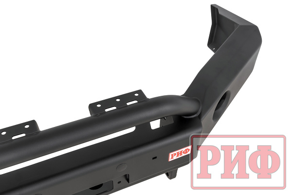Бампер РИФ силовой передний JAC T6, SOLLERS ST6 под штатные. фары, с центр. защитной дугой