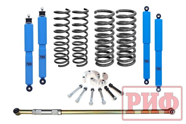 Лифт-комплект РИФ арктический R-AIR ВАЗ Нива 21214 лифт 50 мм +50-100 кг