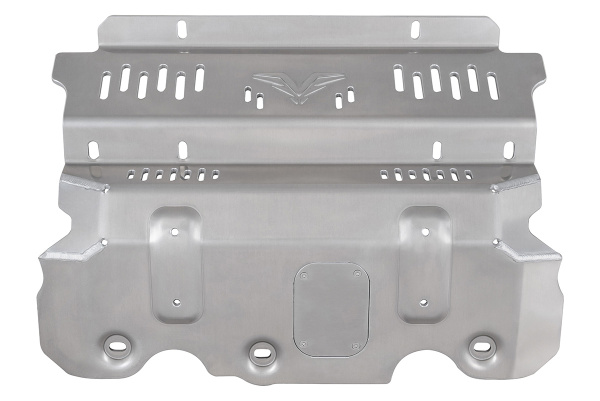 Защита Falcon радиатора, картера, РК, КПП для Land Cruiser Prado 150, бензин, с КДСС, алюминий, 8 мм