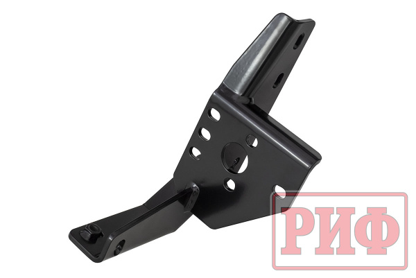 Бампер РИФ силовой передний TLC Prado 120 с доп. фарами, центр. дугой, защитой бачка омывателя