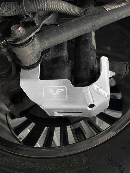 Защита Falcon нижних креплений амортизаторов дляTANK 400 2.0T, бензин (2024+), алюминий, 5 мм