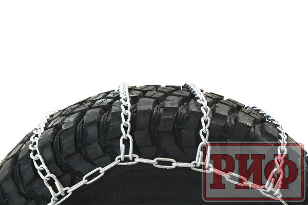 Цепи противоскольжения РИФ 4х4 "лесенка" 25 мм, 325/60R20, 35x12.5R17 (к-т 2 шт.)