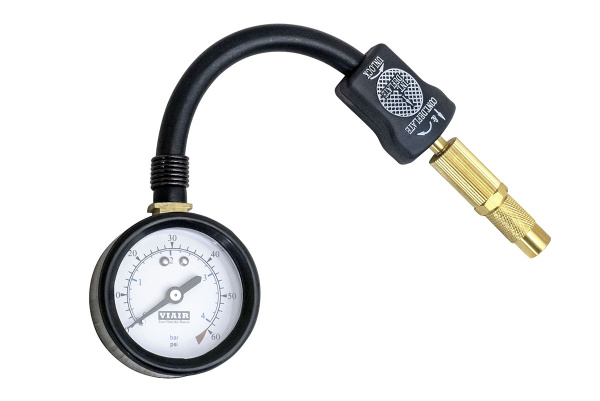 Манометр 2" с шлангом для стравливания от 0 до 4 атм