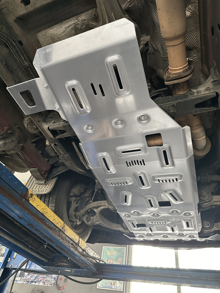 Защита Falcon радиатора, картера, РК, КПП для RAM (Dodge) 1500 2022-2024, алюминий, 8 мм