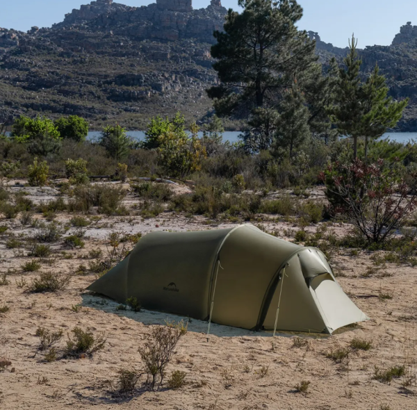 Палатка Naturehike Opalus UL 3-местная, алюминиевый каркас, темно-зеленая