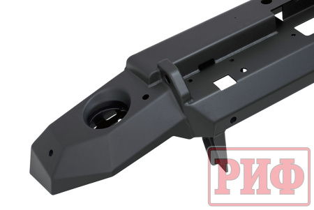 Бампер РИФ силовой передний Jeep Wrangler JL 2018+ под штатные фары, низ. пер. крыл.