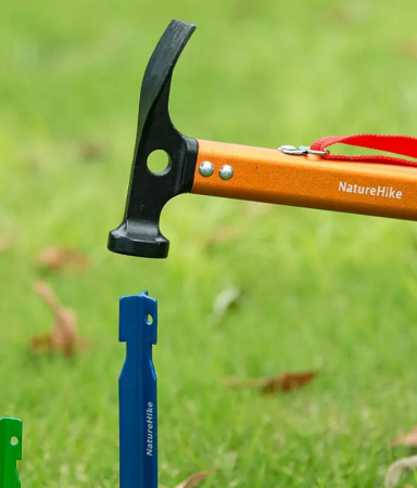 Молоток туристический Naturehike, ручной, оранжевый