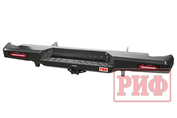 Бампер РИФ задний VW Amarok с фаркопом и фонарями