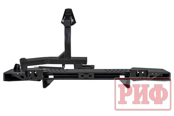 Бампер РИФ силовой задний УАЗ Хантер с фонарями, калиткой, возмож. установ. фаркопа, лифт 65 мм