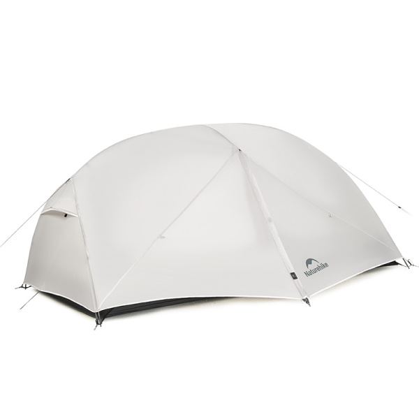 Палатка Naturehike Mongar PRO 2-местная, алюминиевый каркас, светло-серая