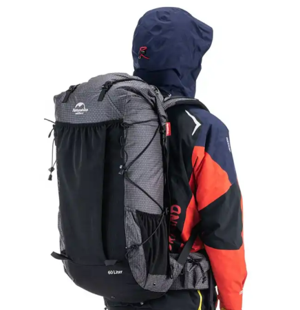 Рюкзак туристический Naturehike 60+5 л, черный