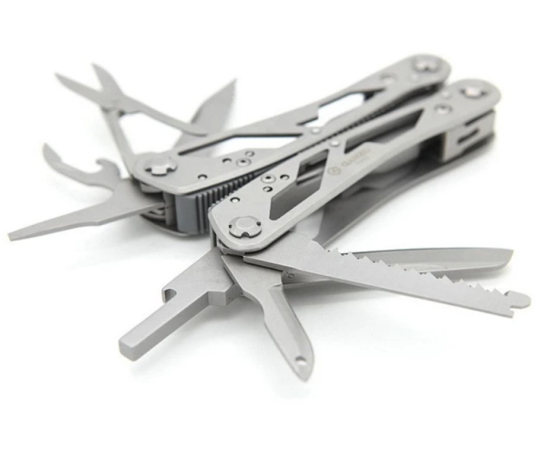 Мультитул GANZO, 105x50х18 мм, 24 предмета, цвет хром