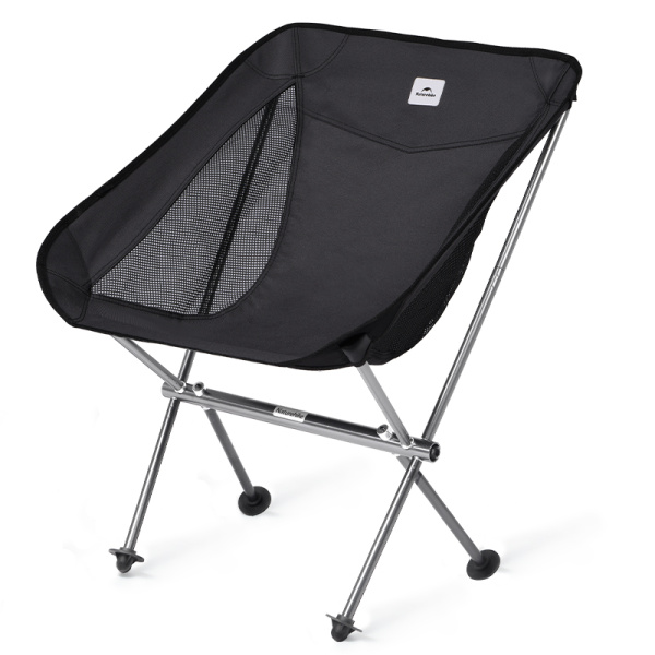 Кресло туристическое Naturehike Stellaluna L04 складное, черное, до 150 кг