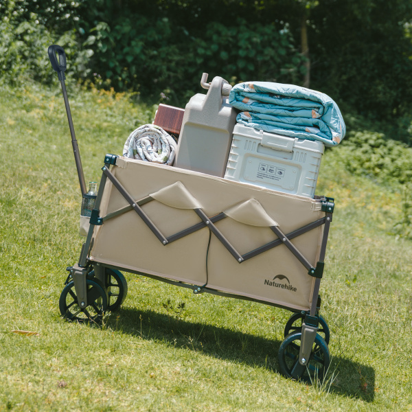 3 Тележка туристическая Naturehike 75х45,5х91 см, черная