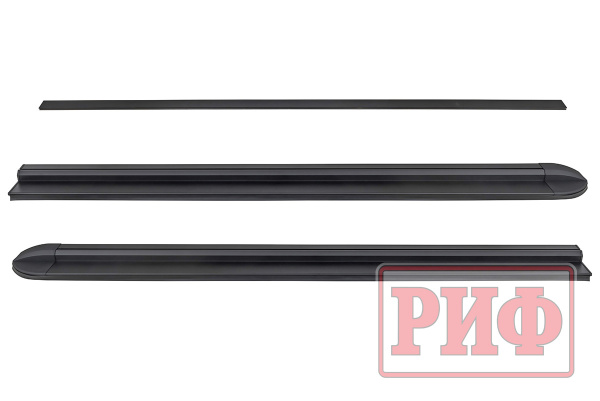 Крышка кузова РИФ для Great Wall Poer, роллета раздвижная с электроприв. 1575х1590 мм, алюм., черн.