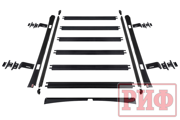 Багажник экспедиционный (платформа) алюминиевый РИФ 1250x1510 мм для ВАЗ Нива (с крепежом)