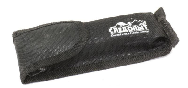 Нож туристический "СЛЕДОПЫТ", деревянная ручка, клинок 100 мм, в чехле