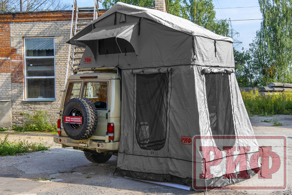 1 Тамбур к палатке РИФ Soft RT02-180 PRO, тент серый 1 Тамбур к палатке РИФ Soft RT02-180 PRO, тент серый