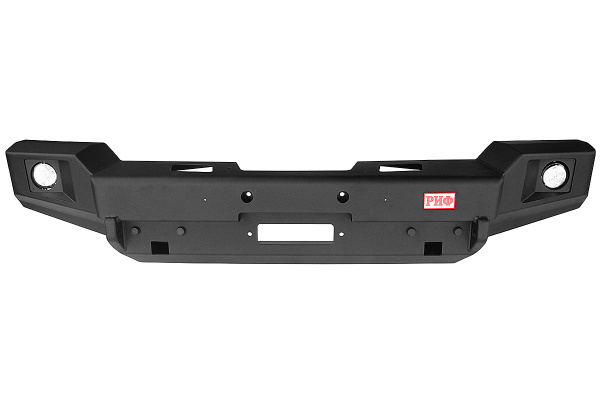 Бампер РИФ силовой передний Jeep Wrangler JK 2007-2018 с доп. фарами, без защитной дуги