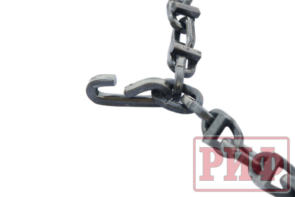 Цепи противоскольжения РИФ Фронтальный погрузчик "соты" 21 мм, 10.00x16.5 (к-т 2 шт.)