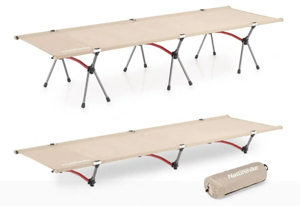 Раскладушка Naturehike XJC06 190х65х38 см, до 150 кг, хаки