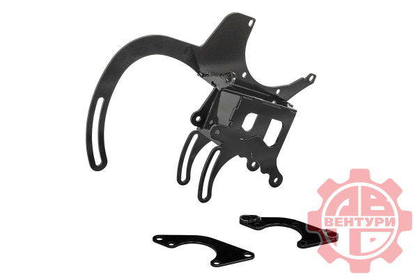 Кронштейн переноса генератора универсальный для Lada 4x4, Нива 21214, без кондиционера, без ремня (2007+)