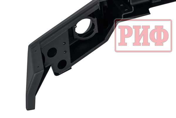 Бампер РИФ силовой передний для ГАЗ Соболь NN под штатные фары, стандарт