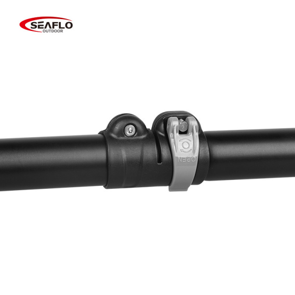 Весло SEAFLO для каяка (байдарки, пакрафта) телескопическое 220-230 см, оранжевое, двустороннее