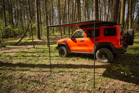 Маркиза автомобильная РИФ 2,5х2,5 м, черная