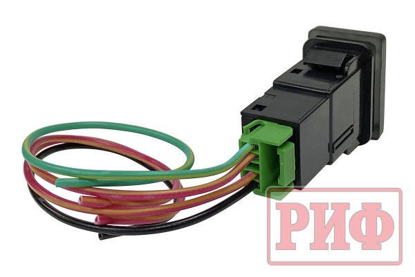 Кнопка ВКЛ/ВЫКЛ, белый, FRONT DIFF LOCK TOYOTA 32x22