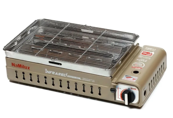 Гриль газовый портативный NaMilux GM4305 (GM2350PS) (с переходником)