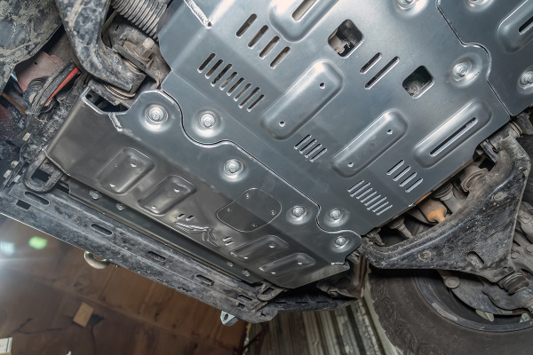 Защита Falcon радиатора, картера, РК, КПП для Toyota Land Cruiser Prado 150TX, бензин, алюминий, 8 мм