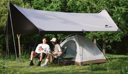 Палатка Naturehike Cloud-Creek, 2-местная, белая