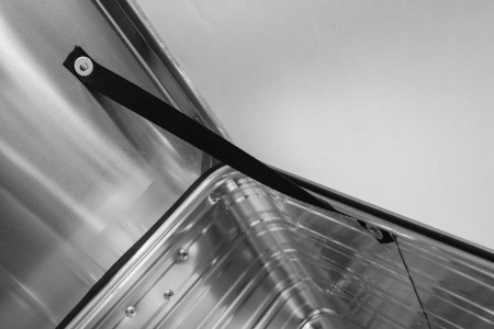 Ящик алюминиевый РИФ усиленный с замком 432х335х277 мм (ДхШхВ)