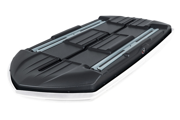 Бокс автомобильный на крышу Pentair COBRA 390L белый глянец, двусторонний