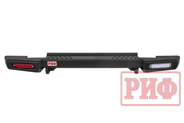 Бампер РИФ силовой задний УАЗ Хантер с фонарями, возмож. установ. фаркопа, лифт 65 мм