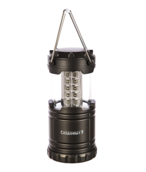 Фонарь кемпинговый "СИБИРСКИЙ СЛЕДОПЫТ-Маяк", складной, 3хАА