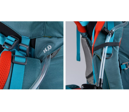 Рюкзак туристический Naturehike 45 л, голубой